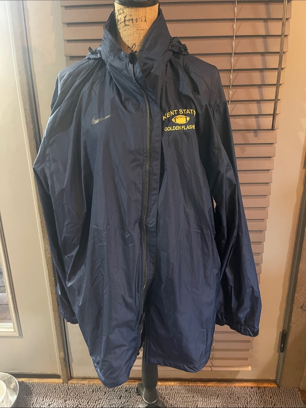 Nike Navy Kent State Golden Flashes Windbreaker Jacket